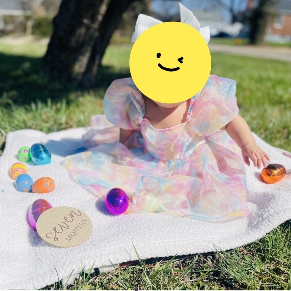 SHEIN White Baby Dress